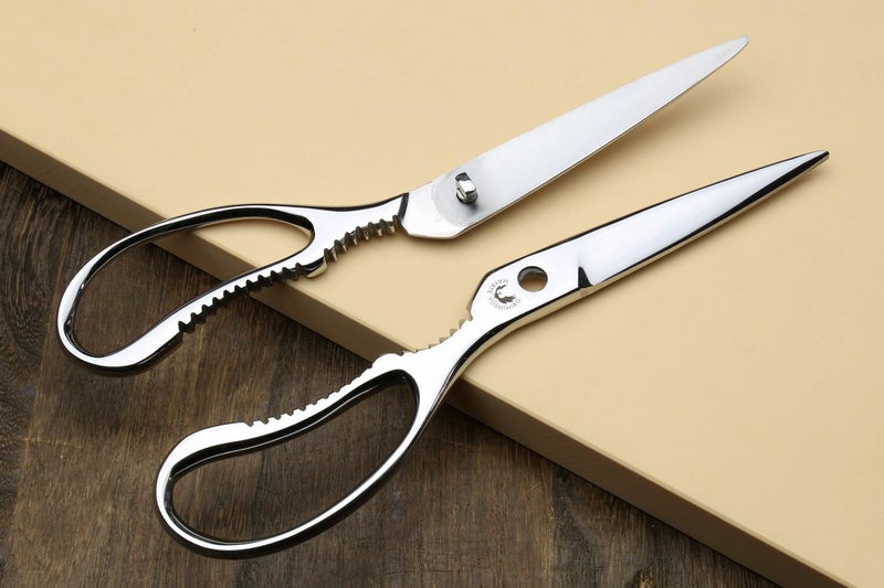 Yoshihiro All Stainless Steel Pull-Apart Japanese Kitchen Shears/Scissors 8.25 Inch (210mm) - Made in Japan - Image 4